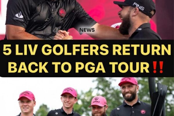 Jon Rahm, Bryson DeChambeau and three other LIV stars run back to PGA TOUR as they quit overnight after revealing four bombshells about ‘dying tour’.